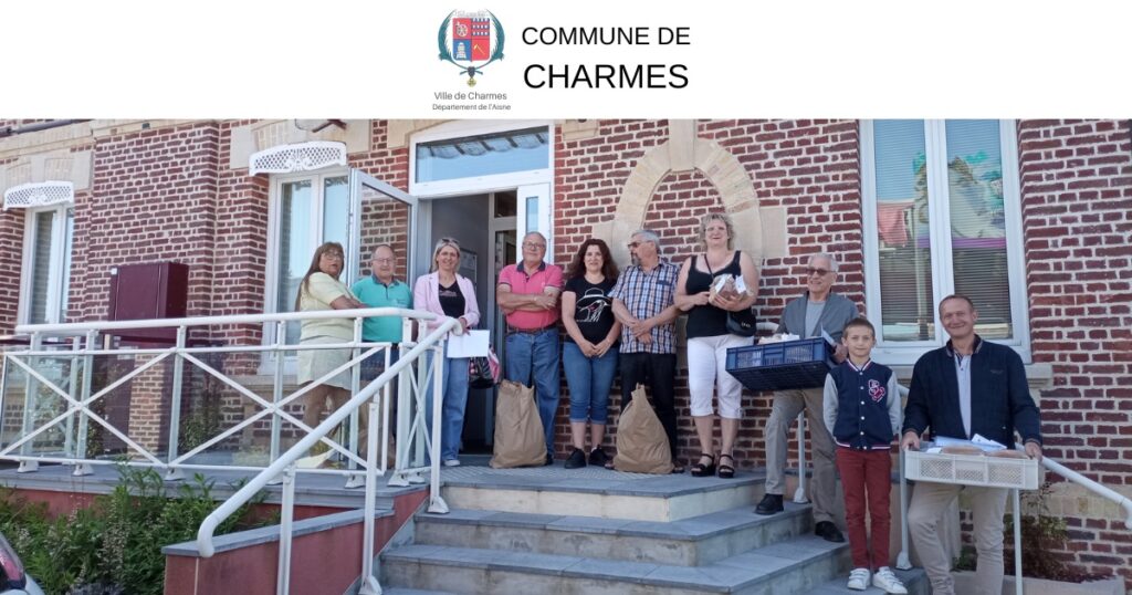 Distribution des brioches pour la fête des mères -FB- Commune Charmes Aisne