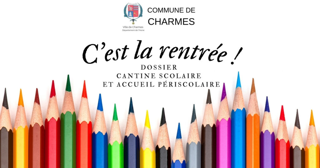 Les dossiers d'inscription pour la cantine scolaire et l'accueil périscolaire sont désormais disponibles !