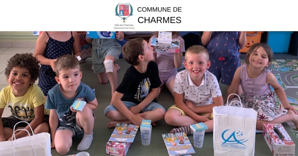 L’engagement enfants de maternelle et de CP du périscolaire dans engagement dans le recyclage - Commune Charmes Aisne