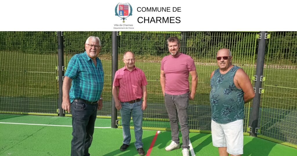 réfection du city stade - FB - Commune de Charmes Aisne