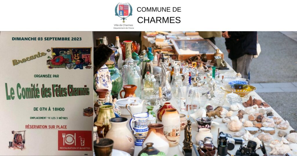 Brocante Communale de Charmes -fb- Commune Charmes Aisne