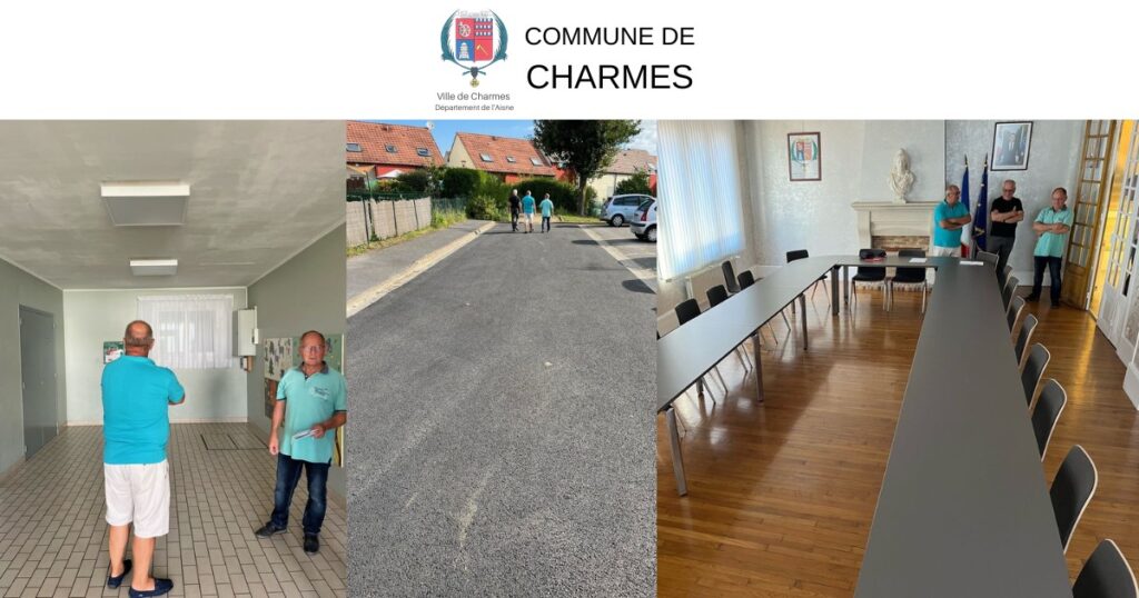 Réalisation de travaux 2023 - Commune Charmes Aisne