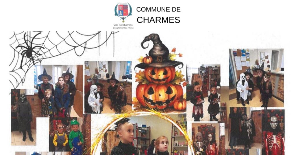 Après-midi d’Halloween à la bibliothèque -FB- Commune Charmes Aisne