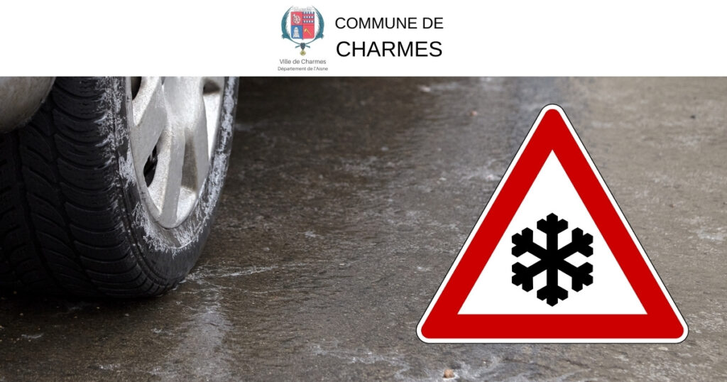 Alerte Météorologique Suspension des Services Publics dans l’Agglomération Chauny – Tergnier – La Fère -Commune Charmes Aisne