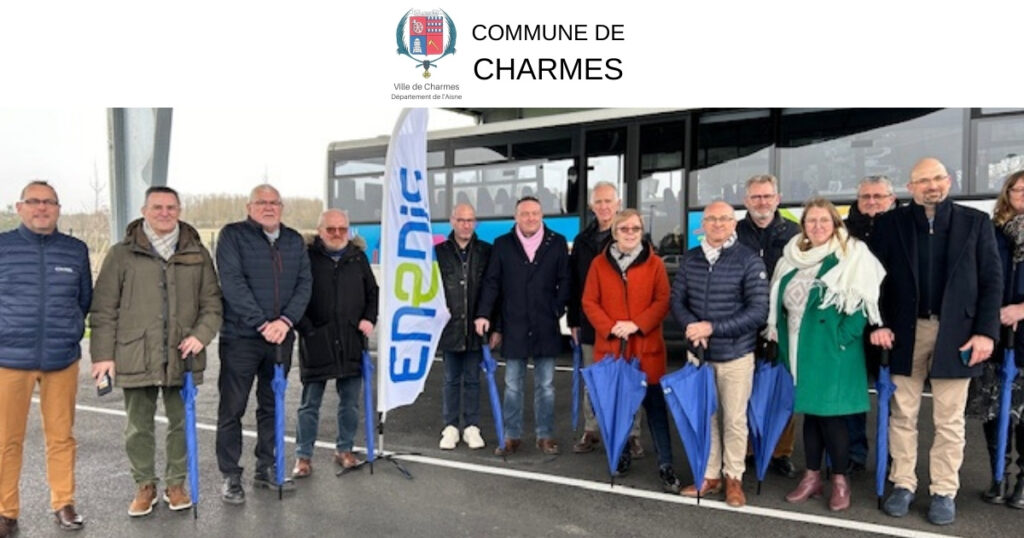 Visite du premier site d’autoconsommation de l’Aisne organisée par ENEDIS -FB- Commune Charmes Aisne