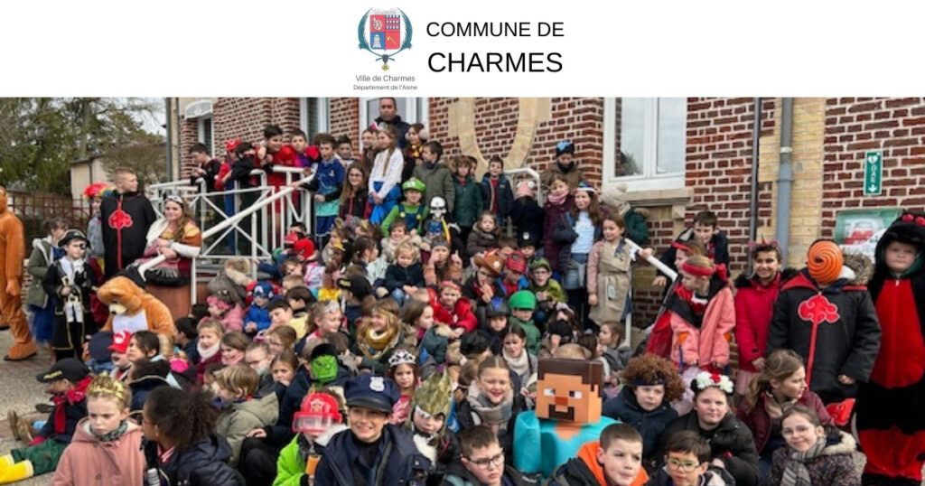 Défilé de la mi-carême du Cours Privé Lacordaire -fb- Commune Charmes Aisne