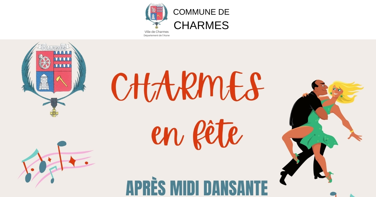 Un thé dansant le 10 Mars au foyer rural Charles CATILLON -FB- Commune de Charmes Aisne