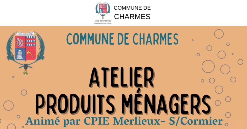 Atelier Produits ménagers - FB - Commune Charmes Aisne