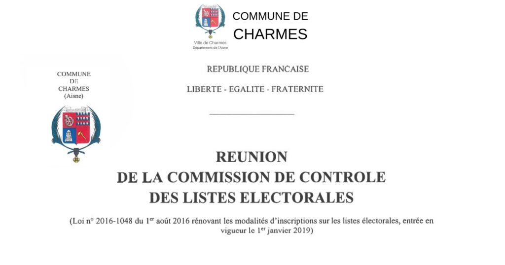 Commission de contrôle du 18 mai 2024 -fb- Commune de Charmes Aisne