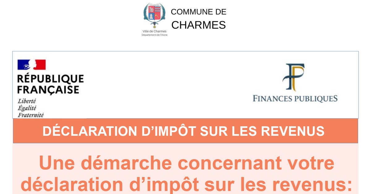 Permanences de la DDFIP à l'Espace France Services de La Fère - Commune Charmes Aisne