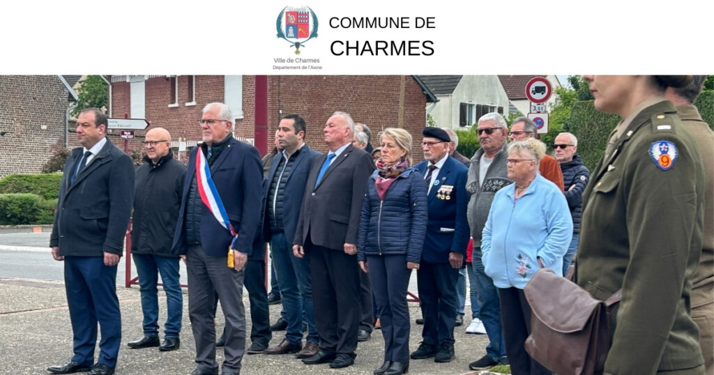 Cérémonie du 8 mai 2024 -Commune Charmes Aisne