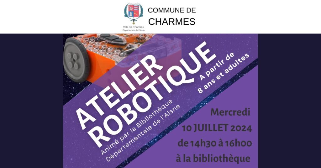 atelier Robotique - Commune Charmes Aisne