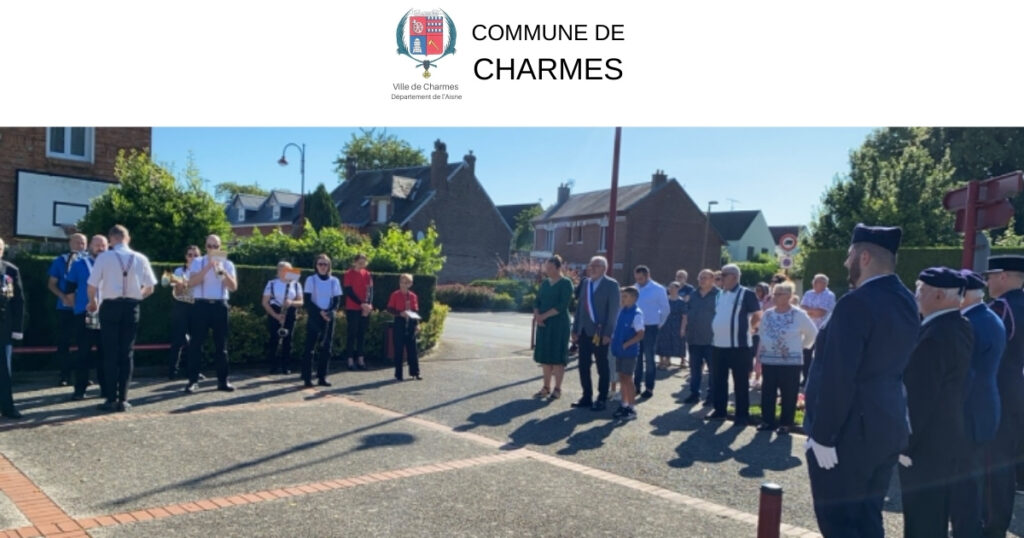Cérémonie du 14 juillet 2024 -FB- Commune Charmes Aisne