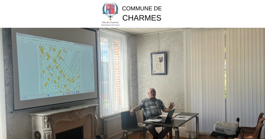 Consultation publique riverains de la rue Alexandre Dumas en mairie -fb - Commune Charmes Aisne
