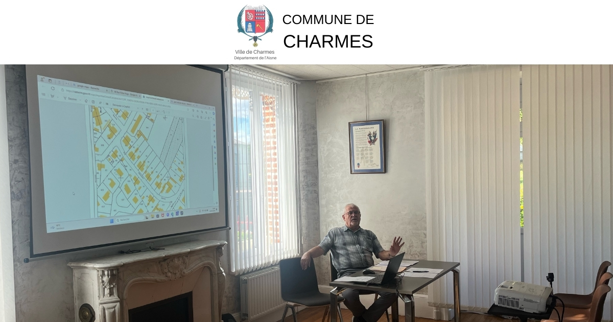 Consultation publique riverains de la rue Alexandre Dumas en mairie -fb - Commune Charmes Aisne