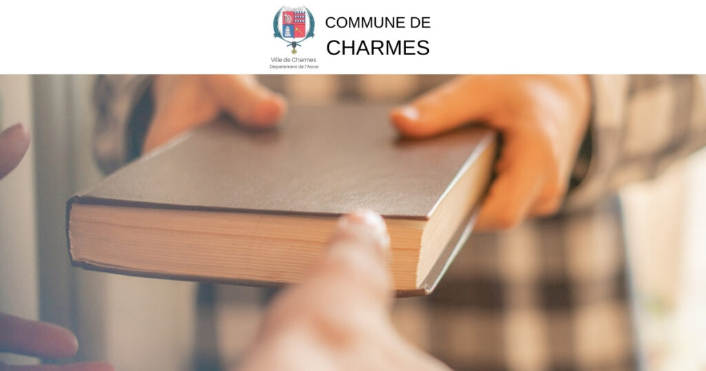 portage des livres - Commune Charmes Aisne