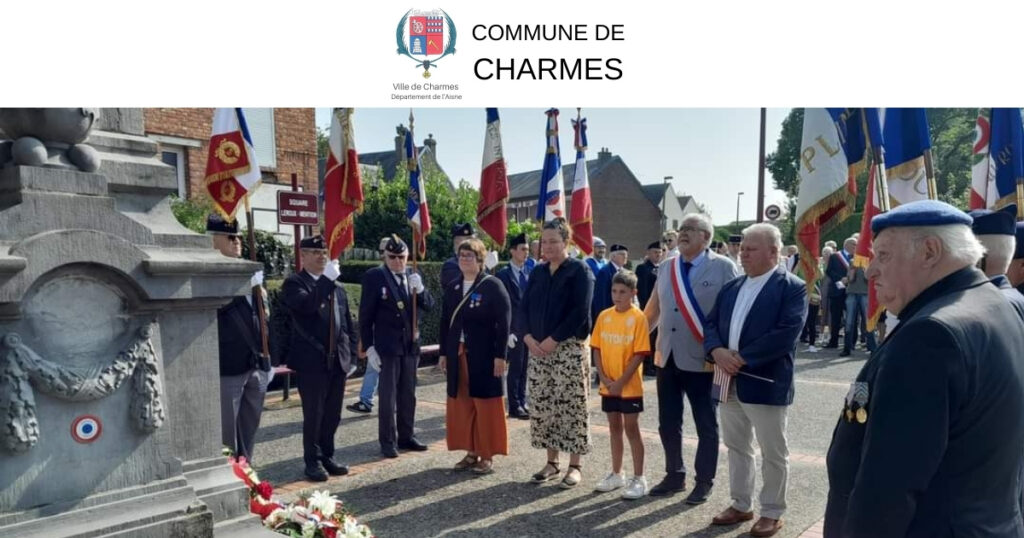 80eme anniversaire de la libération du canton - Commune de Charmes Aisne