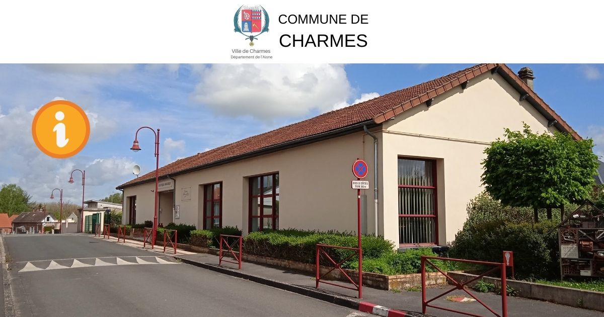 Bibliothèque - Médiathèque - Commune Charmes Aisne