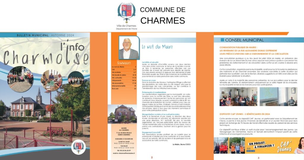 Commune Charmes Aisne