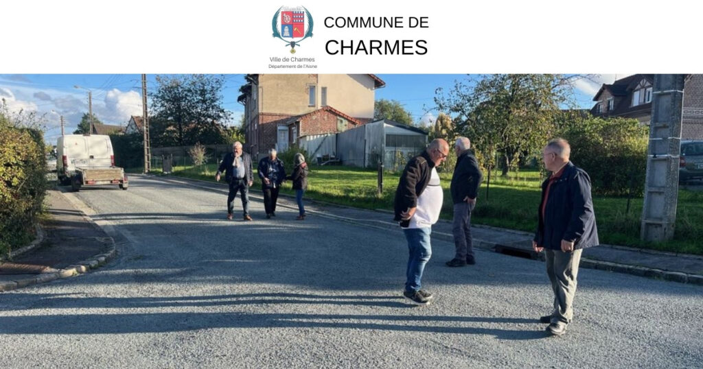 Reunion de la commission des travaux - Commune Charmes Aisne