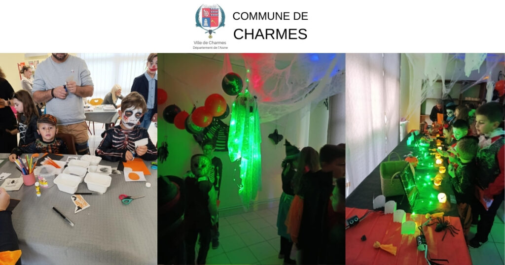 La bibliothèque de charmes a fêté Halloween - Commune Charmes Aisne