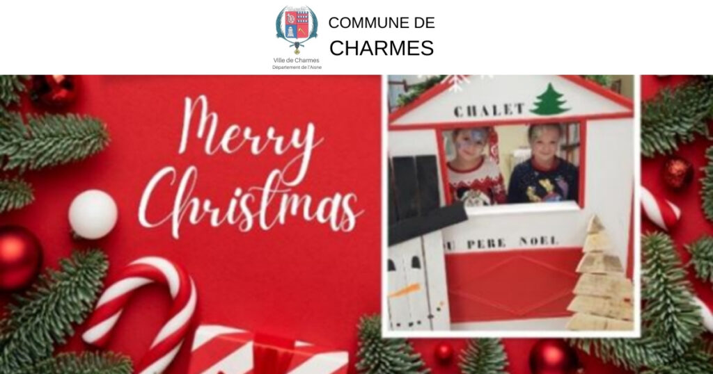 Atelier de Noël à la bibliothèque - Commune Charmes Aisne