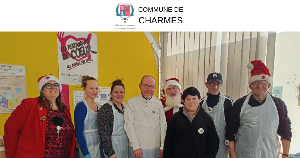 Le Noël des restaurants du cœur de Charmes - Commune Charmes Aisne