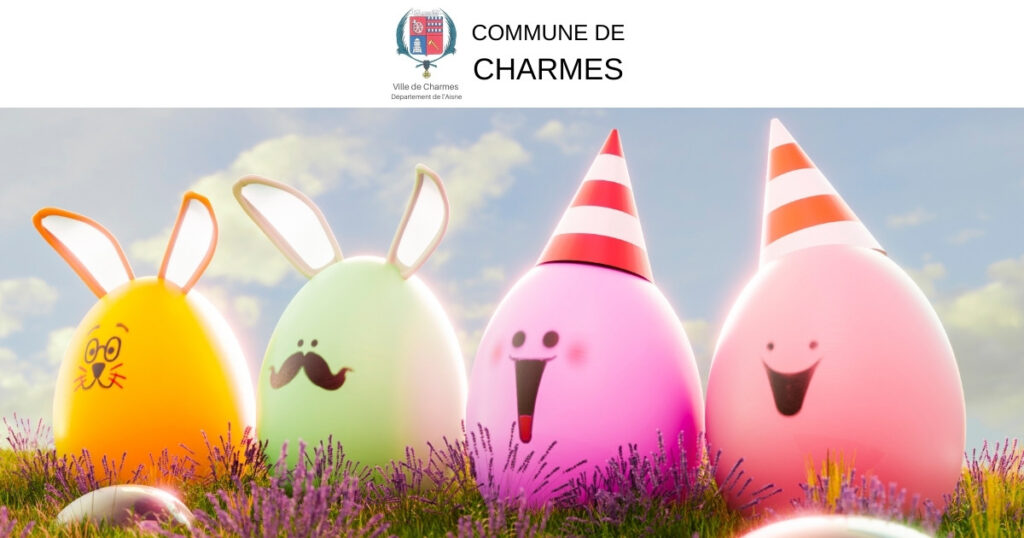 Chasse aux oeufs 2025 - Commune Charmes Aisne