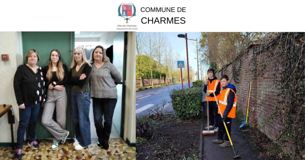 Des collégiens en stage découverte -FB- Commune Charmes Aisne
