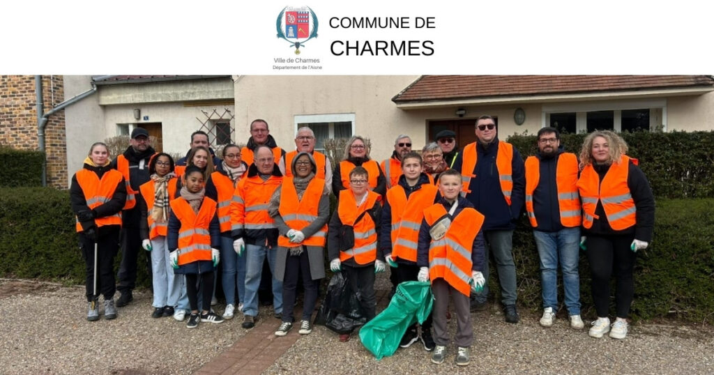 Opération Hauts-de-France propres -fb- Commune Charmes Aisne