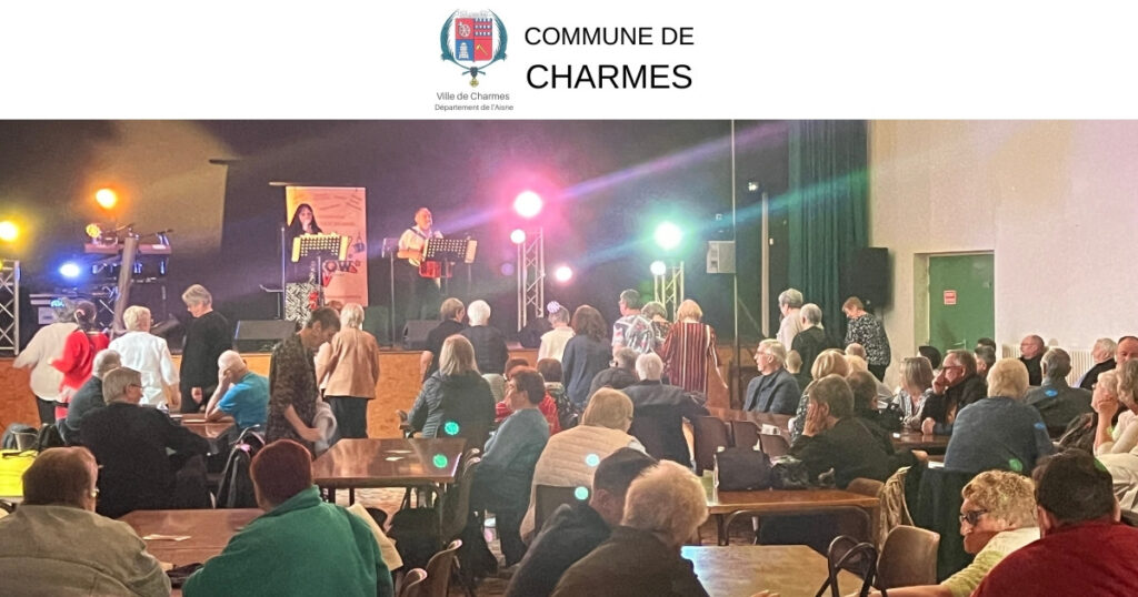 Succès pour l’après-midi thé dansant -fb- Commune Charmes Aisne