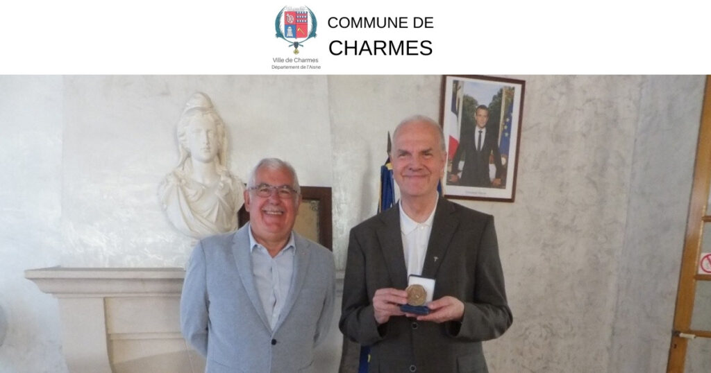 Hommage abbé Jules ROUCOU - Commune Charmes Aisne