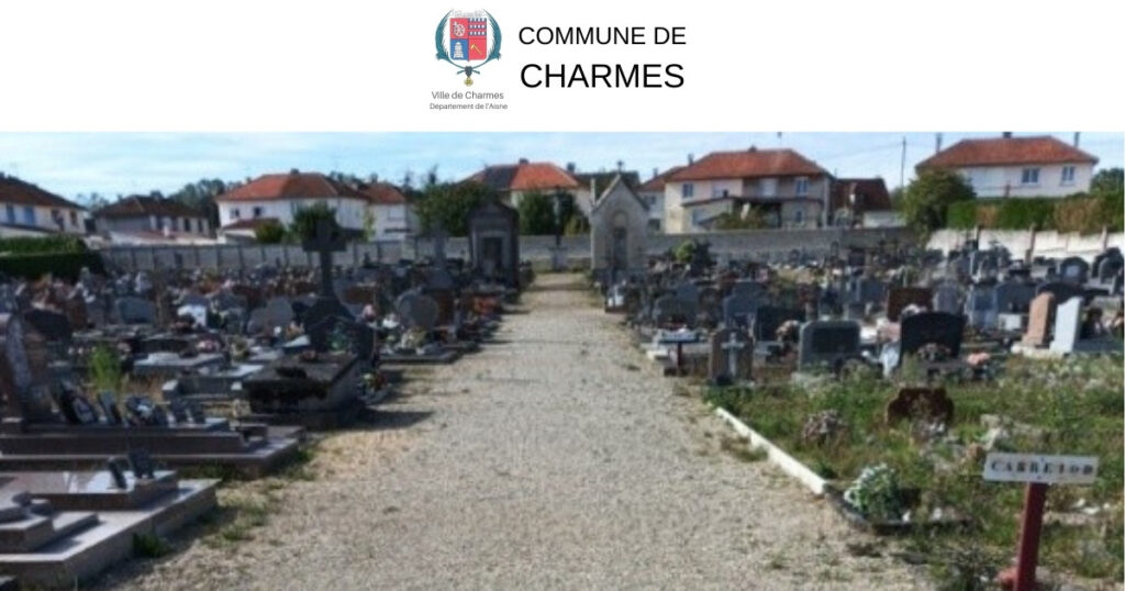 Cimetière de Charmes - Entretenir autrement, préserver ensemble -Une- Commune Charmes Aisne