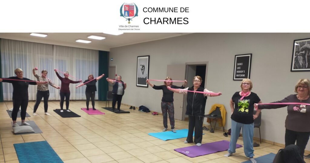 Séances de gym gratuites au Centre Socio-Éducatif Saint-Exupéry -Une- Commune Charmes Aisne