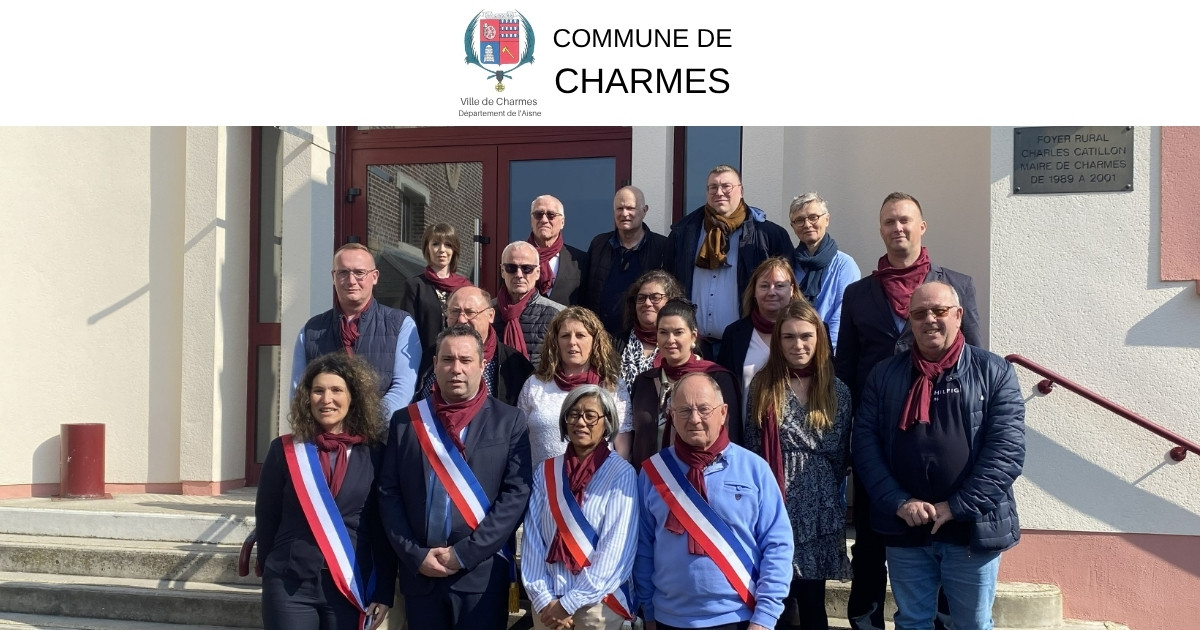 La commune a élu son nouveau maire et ses adjoints -Une- Commune Charmes Aisne