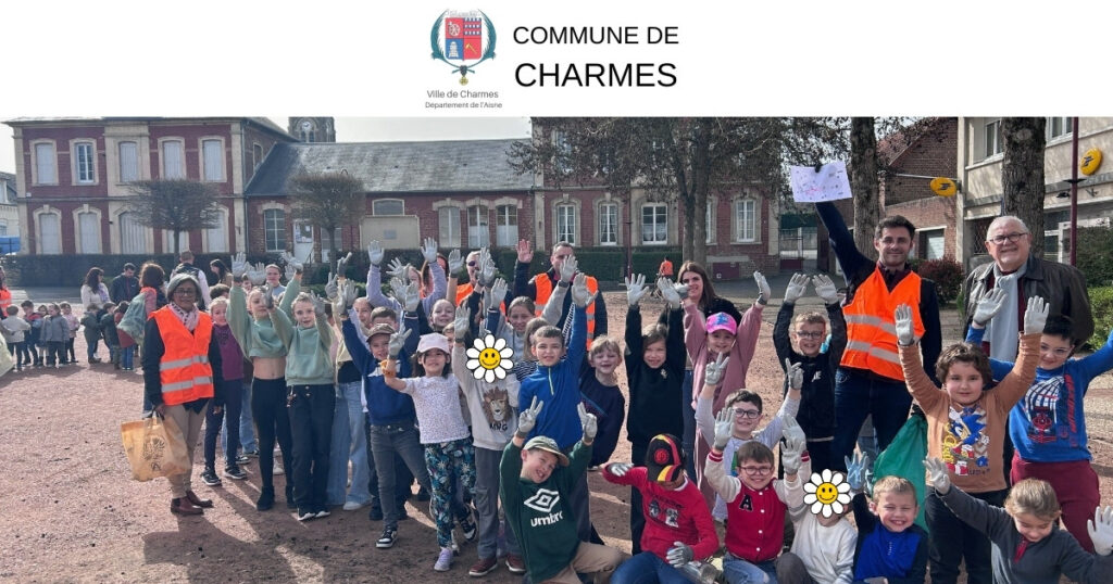 Les Hauts-de-France Propres Petits citoyens, grand geste pour la planète -fb- Commune Charmes Aisne