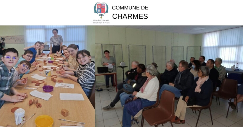 céramologie et dédicace Mme Schioppa -Une- Commune Charmes Aisne