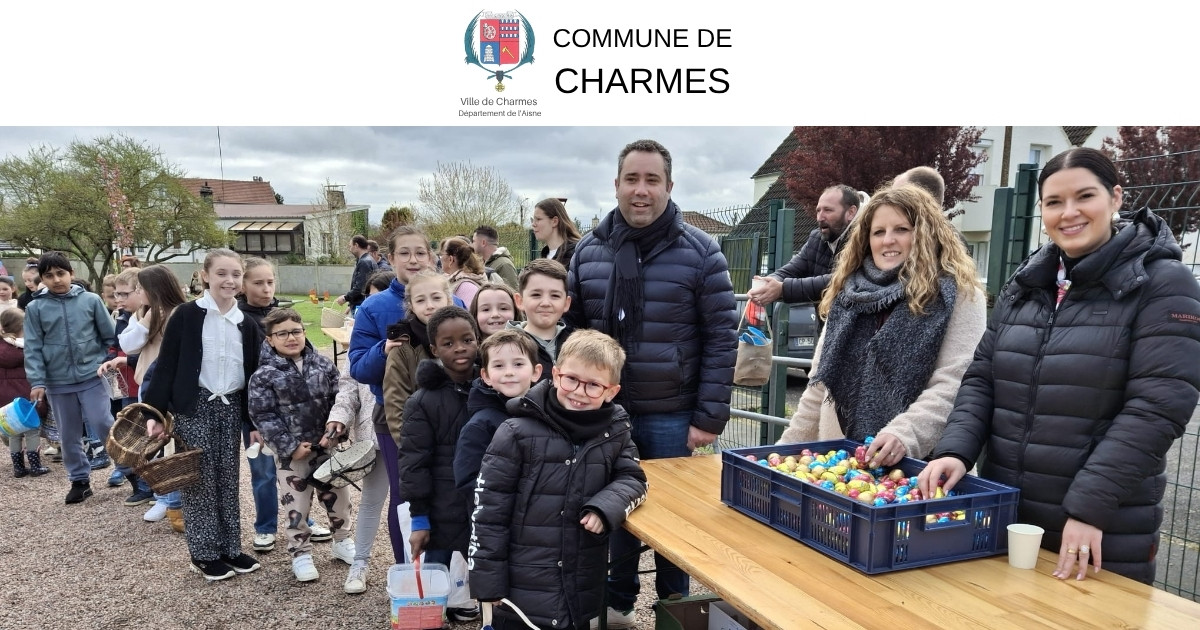 Chasse aux œufs de Pâques 2026 -Une- Commune Charmes Aisne