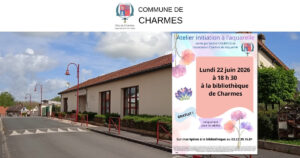 Atelier d’initiation à l’aquarelle à la bibliothèque de Charmes -Une- Commune Charmes Aisne