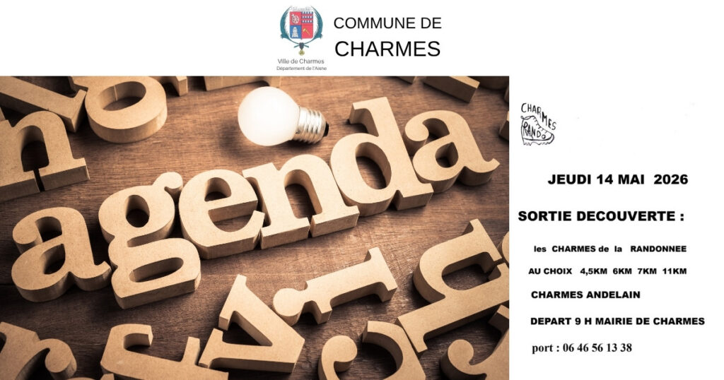 sortie-decouverte-charmes-randonnee-14-mai-2026 -Une- Commune Charmes Aisne