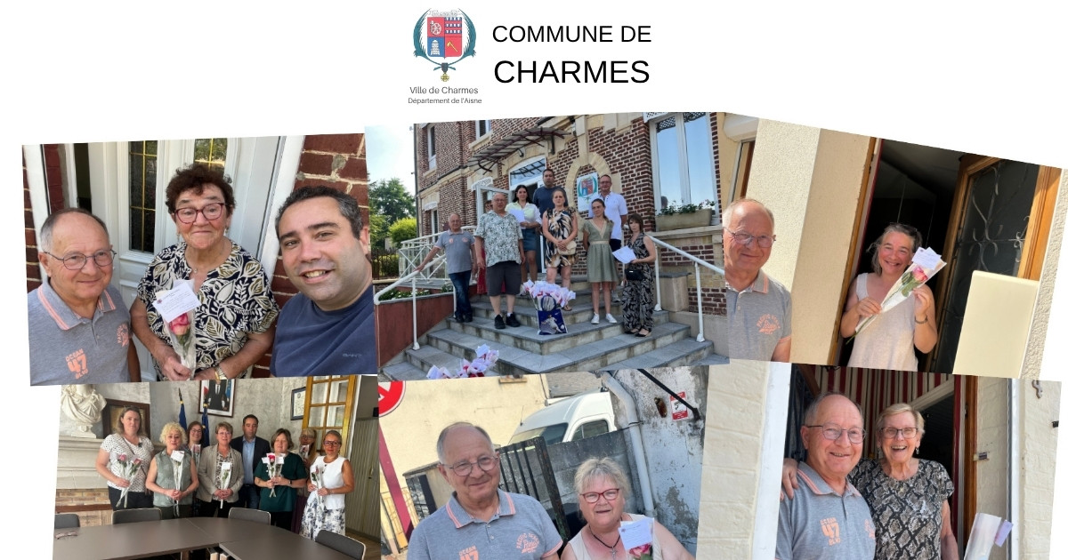 Une rose pour célébrer toutes les mamans de Charmes -Une- Commune Charmes Aisne