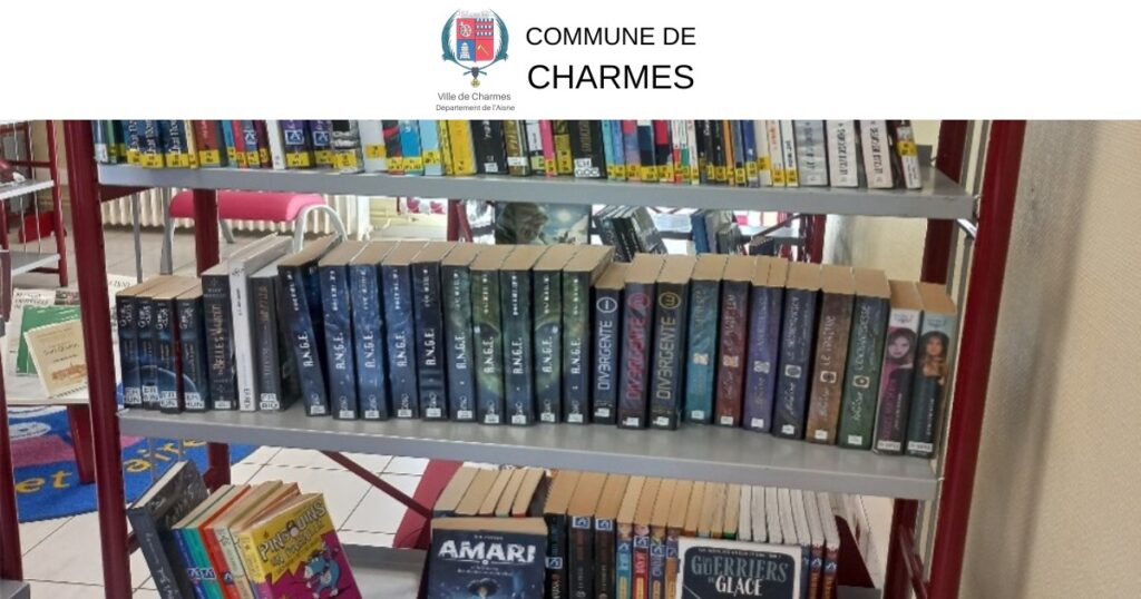 Espace ados à la bibliothèque municipale de Charmes -Une- Commune Charmes Aisne