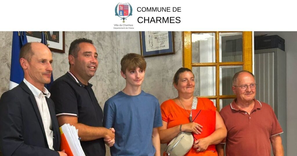 Noah nouvel apprenti de la commune -Une- Commune Charmes Aisne