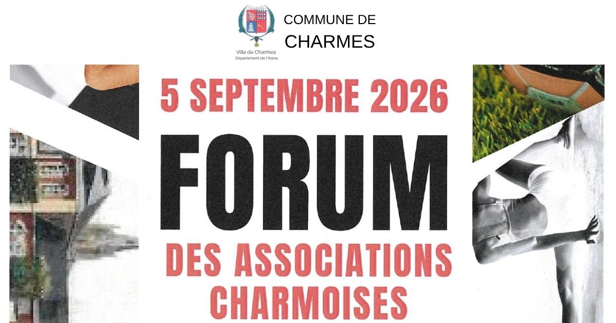 forum-associations-charmes-5-septembre-2026 -Une- Commune Charmes Aisne