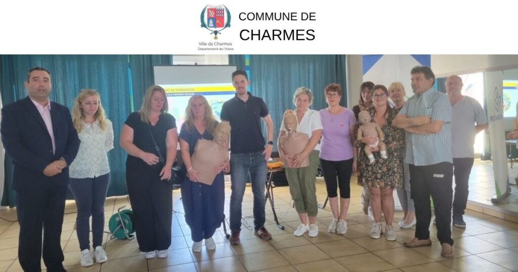 12 Charmois sensibilisés pour sauver des vies -Une- Commune Charmes Aisne