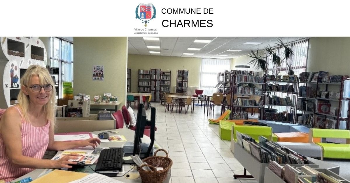 La Bibliothèque Espace Marcelline fait sa rentrée -Une- Commune Charmes Aisne