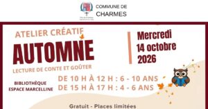 L’automne s’invite à la bibliothèque -Une- Commune Charmes Aisne