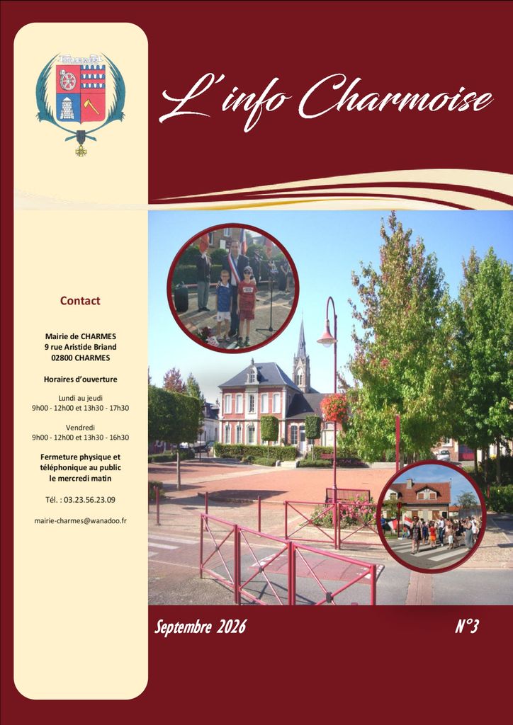 L'info Charmoise 3 - Commune de Charmes Aisne