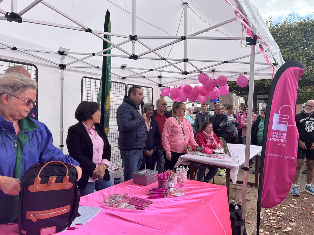 Octobre Rose à Charmes plus de 220 marcheurs mobilisés -02- Commune Charmes Aisne